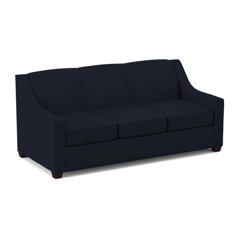 Phillips 76" Sofa Bed with Reversible Cushions, Empire Mahogany, Connelly Crow, Innerspring