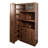 Kitchen pantry cabinet with multi-functional pull-out multi-tier storage shelf