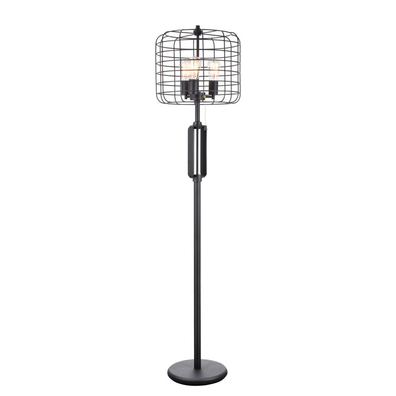 63'' Sand Black Floor Lamp