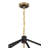 Everly Quinn Paulyne - 6 Light Pendant In Coal Black & Signature Brass Finish