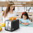 2-Slice Stainless Steel Toaster with Extra Wide Slot, Removable Crumb Tray, 5 Shade Settings-108215908