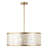 22" 5-Light Capiz Shell Drum Chandelier