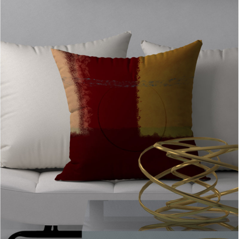 Reversible Throw Pillow, 24" x 24"