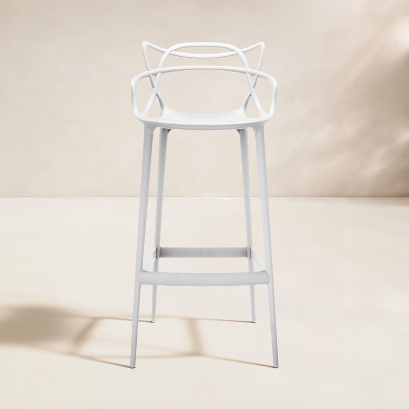Masters Outdoor Bar Stool, Bar, White