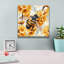 «Bee With Yellow Flowers» par Momart, art mural sur toile, 37 po x 37 po-1981375558