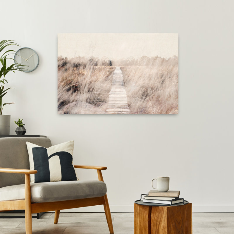 Art contemporain, paysage abstrait de rêve, art de la nature, H 24 po x l 36 po