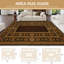 Tapis lavable 8 x 10 po Bibliothèque antique Curiosities-917993804-917993805