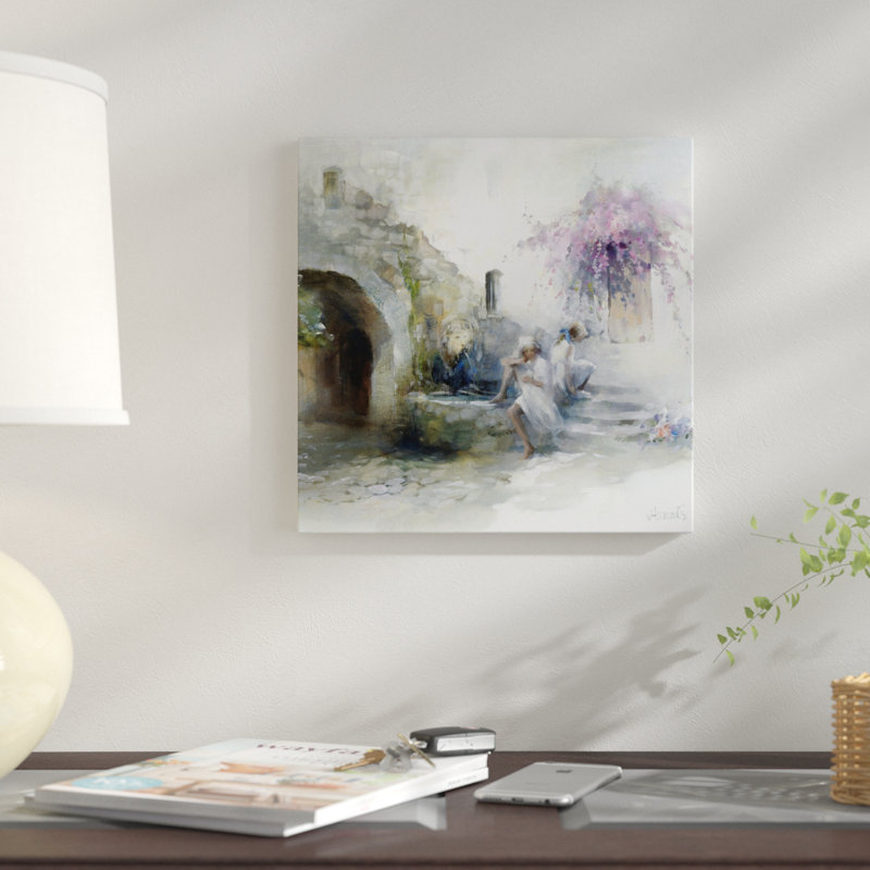 «Teenagers», reproduction sur toile, H 48 po x l 48 po x P 1,5 po, Toile tendue, Pas de tapis