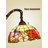 European-Style Glass, Iron Pole & Eco-Friendly Resin Floor Lamp