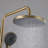 Two Functions Wall Mounted Bathroom Shower Faucet with Handheld Matte Black-129577858