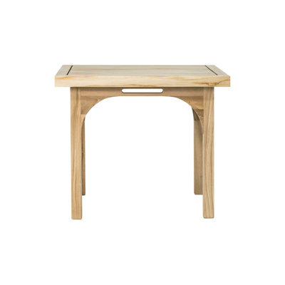 Serenique Square Teak Outdoor Side Table , 24'' in. W 24'' in. D
