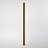 Barde Slender Sideway Outdoor Hardwired Bar Wall Sconce with LED Light Source-614565295