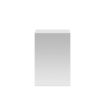 Fusion 450 mm W 715 mm H Surface Framed Mirrored Bathroom Cabinets 1 Adjustable Shelves with Mirror