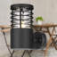 Fresin Black 18.8cm H Outdoor Armed Sconce