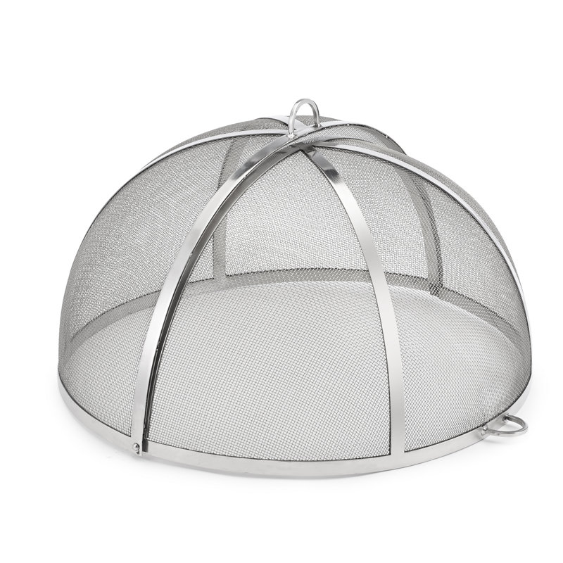 Pare-étincelles en acier inoxydable pour foyer, H 14,5 po x l 24 po x P 24 po