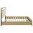 Hendricks California King Panel Headboard Platform Bed Light Oak-126351419