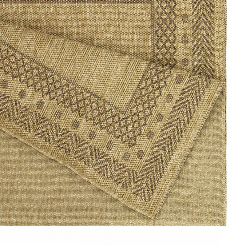 Mocha Indoor/Outdoor Area Rug, Rectangle 7'10" x 10'3"