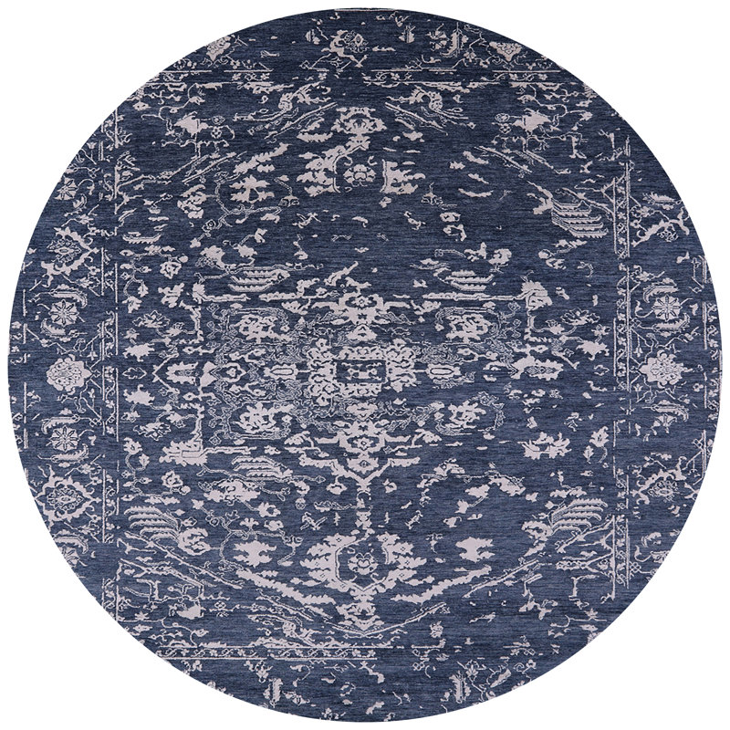 Tapis bleu Seychella, Rond 8 pi