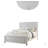 Bed Bedroom Furniture High Panel Headboard Footboard Plywood 1Pc Bedframe-1929993694