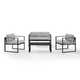 Everleigh 4 Piece Sofa Seating Group with Cushions