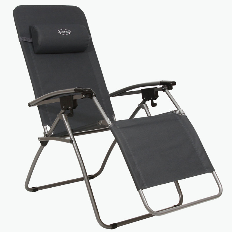 Fauteuil inclinable inclinable Kamp-Rite, Noir