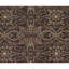 Tapis brun et beige de haute qualité noué à la main