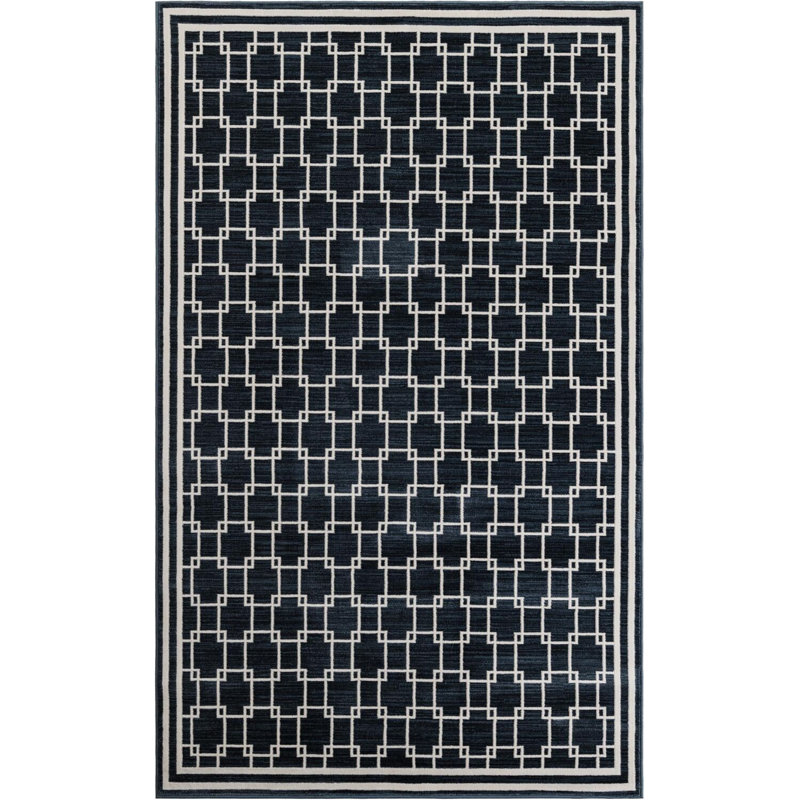 Tapis bleu marine Aucun Ogorman