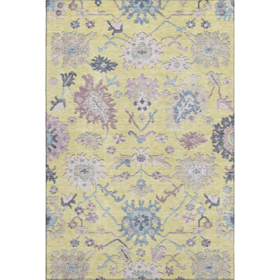 Premium Machine Washable Gurubaksh AMF1154 Global Rug