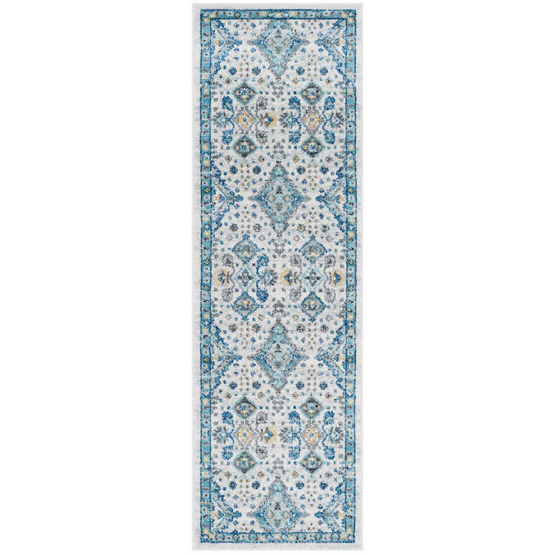 Minonk Performance Geometric Rug, Runner 2'2" x 7'