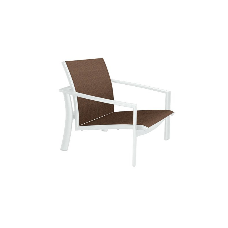 Kor Outdoor Lounge Chair, Snow, Bogota