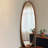 Oval Solid Wood Full Length Mirrors