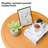 Patio Orange Steel Side Table-237659910