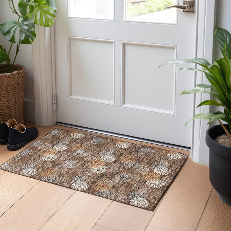 Tapis intérieur / extérieur Maliana, Rectangle 1 pi 8 po x 2 pi 6 po