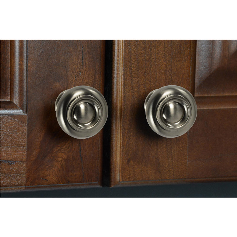 Poignée champignon d’amélioration 1-1/4 diamètre, Nickel satiné brossé