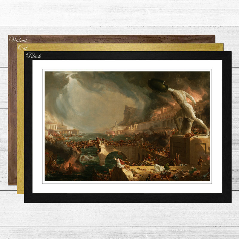 Thomas Cole - Single Picture Frame Painting, Walnut