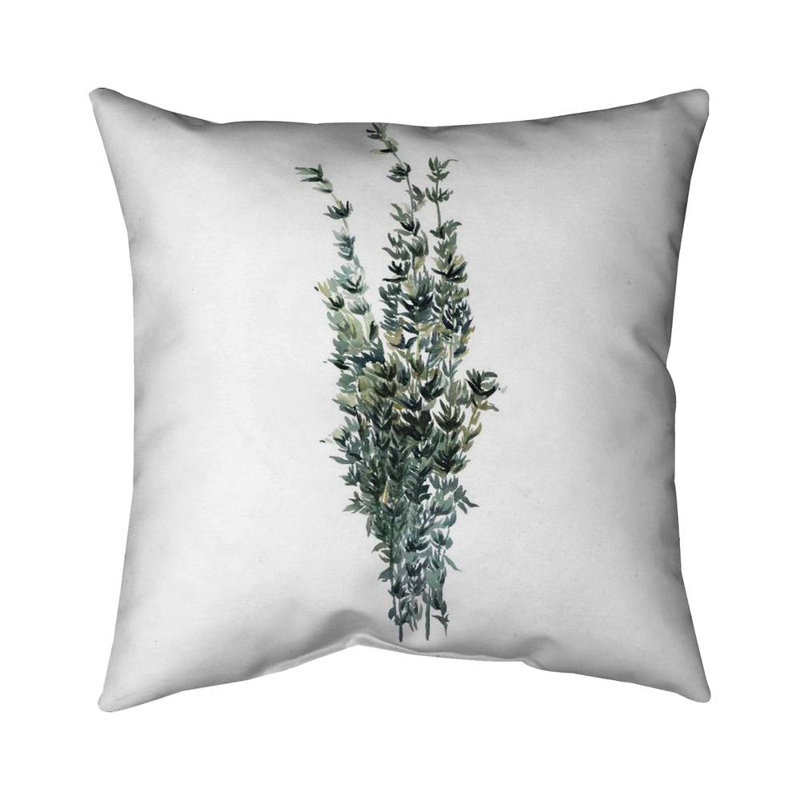 Thyme leaves bundle - en - 20"x20" Throw pillow - Poly twill - Print on demand, 20'' x 20''