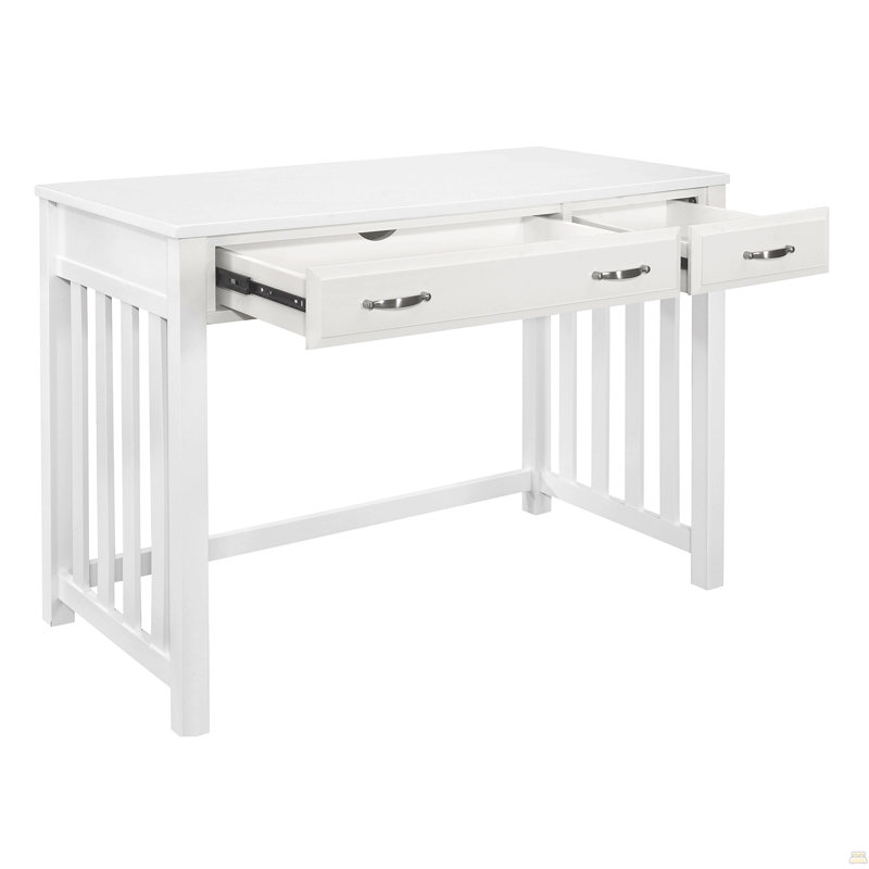 Bureau en bois moderne moderne avec 1 tiroir et 2 tiroirs pour clavier