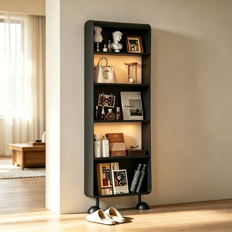 Présentoir vertical à 5 niveaux, Black