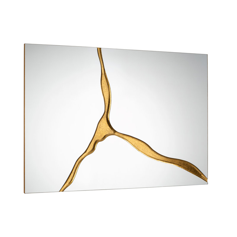 Rectangle Mirror, Gold