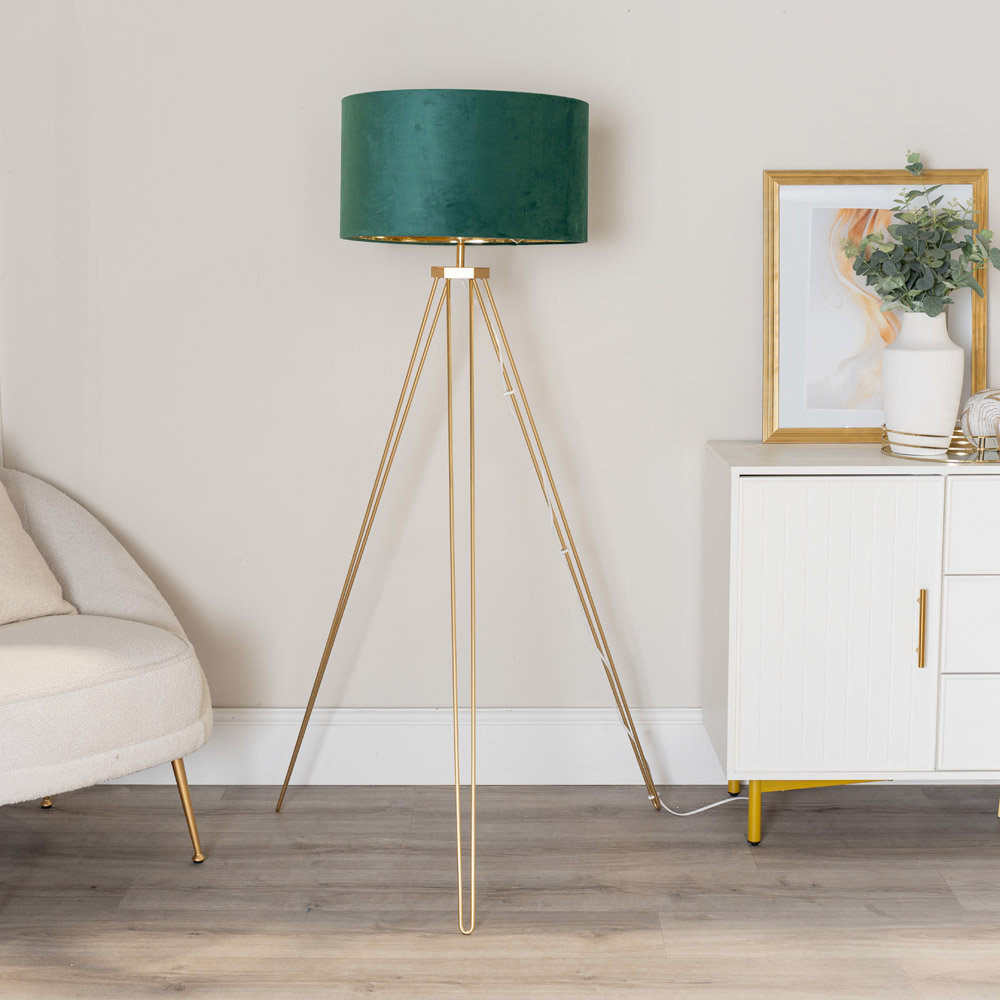 Agustiniano 141cm Polished Traditional Floor Lamp