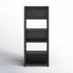 Versa 77'' H x 31.5'' W Solid Wood Standard Bookcase