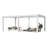 20 ft. W x 12 ft. D Outdoor Louvered Pergola with Auto-Adjustable Side Screen, Rainproof Roof, Thickened Aluminum Frame, and Remote-Controlled Light String for Deck, Patio & Hot Tub-126511512-126511510