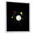 Cadre flottant blanc