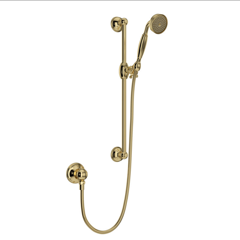 Spa Shower Complete Shower System, Unlacquered Brass