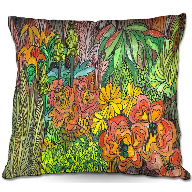 Salisbury Floral Reversible Throw Pillow