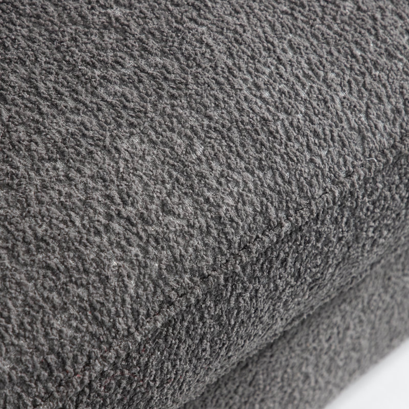 Celal Upholstered Armchair, Charcoal Gray 100% Polyester