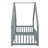 Contemporary House‑Shaped Floor Bed Featuring Safety Fence And Guardrails-686505376