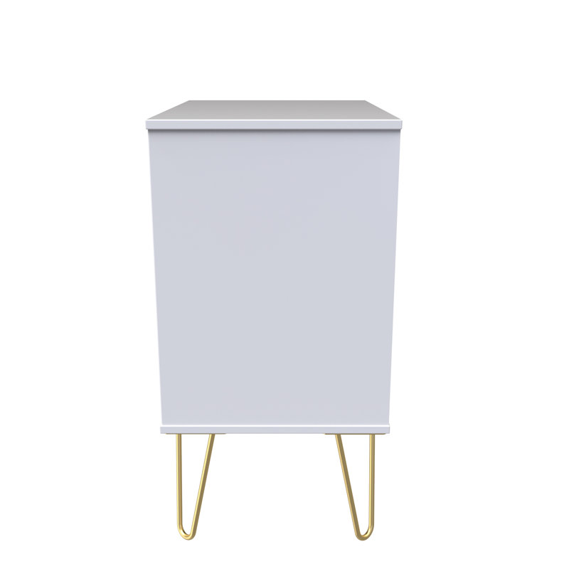 Beranda 3 Drawer Chest (Ready Assembled), Kobe Pink/White