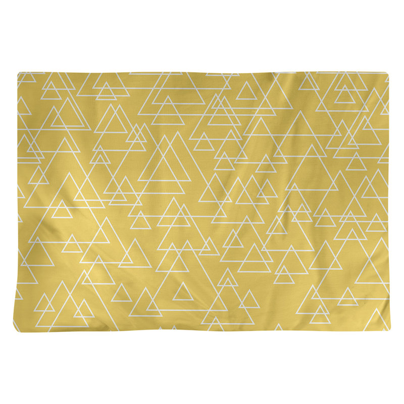 Récapitulatif 18" katelyn elizabeth dispersed triangles, Jaune