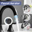 Robinets de lavabo de salle de bain modernes modernes en acier inoxydable noir, 8 pouces pour la maison